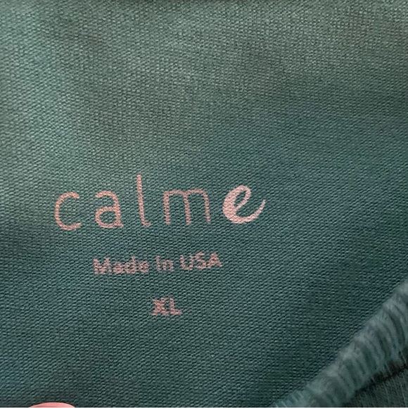NWOT Calme by Johnny Was dark teal t-shirt - Picture 4 of 6